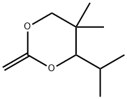 1,3-Dioxane,5,5-dimethyl-2-methylene-4-(1-methylethyl)-(9CI) 结构式