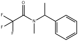 N-(α-Methylbenzyl)-N-methyl-2,2,2-trifluoroacetamide 结构式
