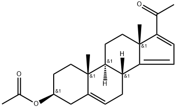 (3β)-3-(Acetyloxy)pregna-5,14,16-trien-20-one 结构式