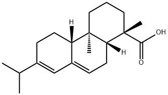 Abieta-7,13-dien-19-oic acid 结构式