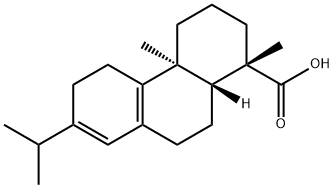 Abieta-8,13-dien-19-oic acid 结构式