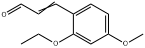 2-Propenal,3-(2-ethoxy-4-methoxyphenyl)-(9CI) 结构式