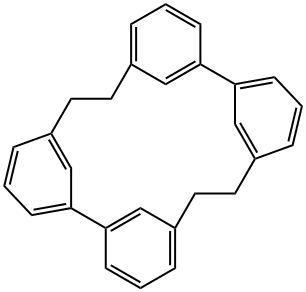 Pentacyclo[19.3.1.12,6.19,13.114,18]octacosa-1(25),2,4,6(28),9,11,13(27),14,16,18(26),21,23-dodecaene 结构式