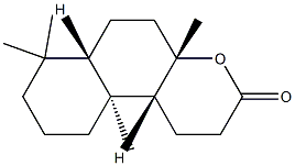 (4aS,6aα,10aβ,10bα)-Dodecahydro-4a,7,7,10a-tetramethyl-3H-naphtho[2,1-b]pyran-3-one 结构式