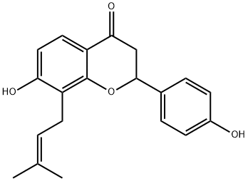 异补骨脂二氢黄酮 结构式