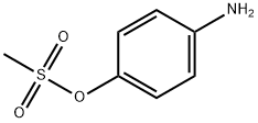 4-氨基苯酚甲磺酸酯 结构式