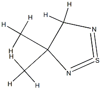 3,3-dimethyl-1$l^{4}-thia-2,5-diazacyclopenta-1,5-diene 结构式