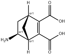 Bicyclo[2.2.1]hept-2-ene-2,3-dicarboxylic acid, 5-amino-, (1R,4R,5S)-rel- (9CI) 结构式
