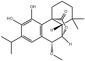 7BETA-甲氧基迷迭香酚 结构式