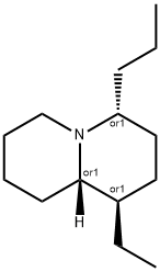 2H-Quinolizine,1-ethyloctahydro-4-propyl-,(1R,4R,9aS)-rel-(9CI) 结构式