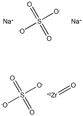 硫酸氧化锆钠 结构式