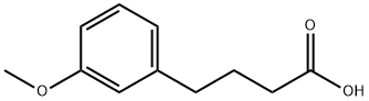 4-(3-甲氧基苯基)丁酸 结构式