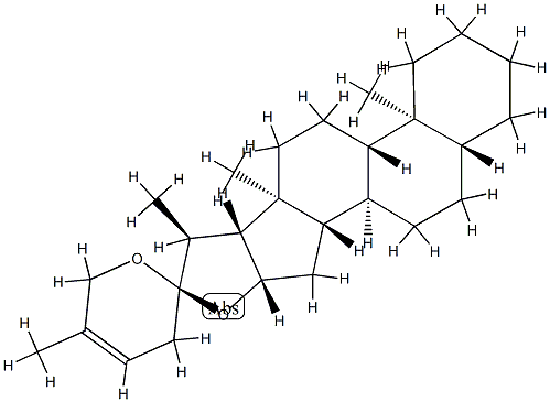 5α-Spirost-24-ene 结构式