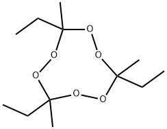 3,6,9-三乙基-3,6,9-三甲基-1,4,7-三过氧壬烷 结构式