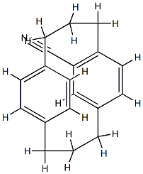 Tricyclo[10.2.2.25,8]octadeca-5,7,12,14(1),15,17-hexene-6-carbonitrile 结构式