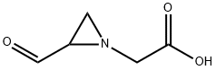 1-Aziridineaceticacid,2-formyl-(9CI) 结构式
