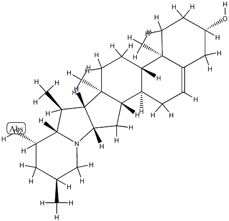 Solanid-5-ene-3β,23β-diol 结构式
