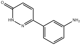 6-(3-aminophenyl)pyridazin-3(2{H})-one 结构式