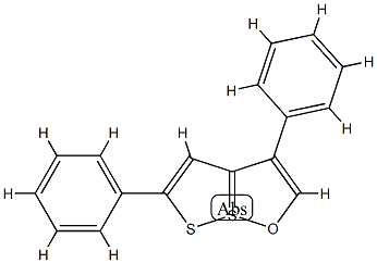 3,5-Diphenyl[1,2]dithiolo[1,5-b][1,2]oxathiole-7-SIV 结构式