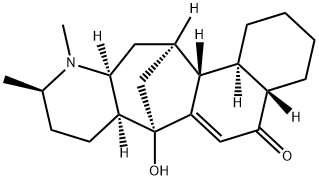 (4aS)-1,2,3,4,4aβ,7,7aα,8,9,10,11,11aα,12,13,13aβ,13bα-Hexadecahydro-7-hydroxy-10β,11-dimethyl-7α,13α-methano-5H-naphtho[2',1':4,5]cyclohepta[1,2-b]pyridin-5-one 结构式