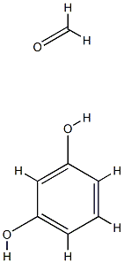 甲醛与1,3苯二酚的聚合物 结构式