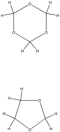 1,3,5-Trioxane, polymer with 1,3-dioxolane 结构式