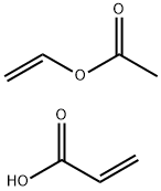 2-丙烯酸与乙酸乙烯酯的聚合物 结构式