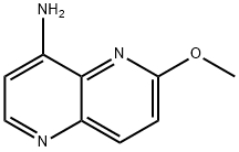 6-甲氧基-[1,5]萘啶-4-胺 结构式