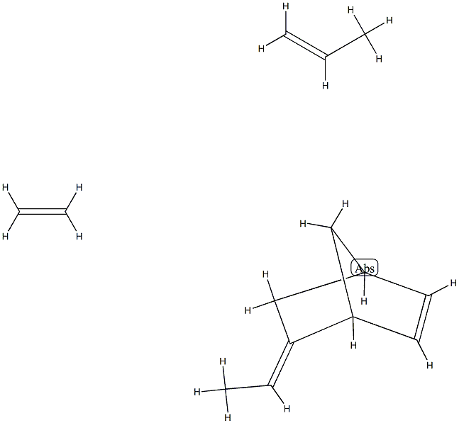 乙烯-丙烯-二烯三元共聚物 结构式