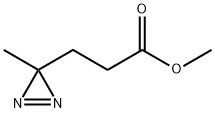 3-甲基-3H-双吖丙啶-3-丙酸甲酯 结构式