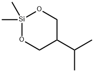 1,3-Dioxa-2-silacyclohexane,2,2-dimethyl-5-(1-methylethyl)-(9CI) 结构式