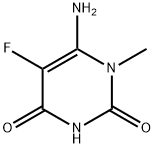 2,4(1H,3H)-Pyrimidinedione,6-amino-5-fluoro-1-methyl-(9CI) 结构式