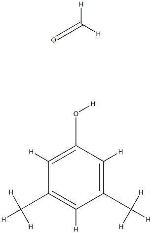 甲醛与3,5-二甲基苯酚的聚合物 结构式