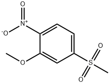 2-甲氧基-4-(甲磺酰)-1-硝基苯 结构式