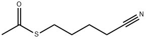 S-(4-氰基丁基)硫代乙酸酯 结构式