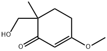 2-Cyclohexen-1-one,6-(hydroxymethyl)-3-methoxy-6-methyl-(9CI) 结构式