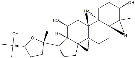 (20S)-Protopanaxadiol oxide I 结构式