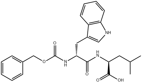 Z-D-TRP-LEU-OH 结构式