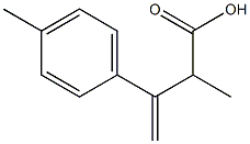 Benzenepropanoic acid, -alpha-,4-dimethyl--ba--methylene- (9CI) 结构式