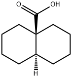 1,3,4,5,6,7,8,8aβ-Octahydro-4aα(2H)-naphthalenecarboxylic acid 结构式