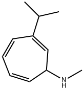 2,4,6-Cycloheptatrien-1-ylamine,3-isopropyl-N-methyl-(8CI) 结构式