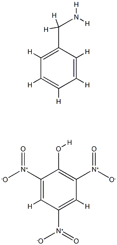 phenylmethanamine, 2,4,6-trinitrophenol 结构式