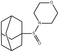 4-(1-adamantylsulfinyl)morpholine 结构式