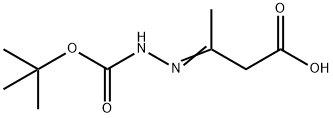 Hydrazinecarboxylic acid, (2-carboxy-1-methylethylidene)-, 1-(1,1- 结构式