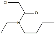 N-丁基-2-氯-N-乙基乙酰胺 结构式