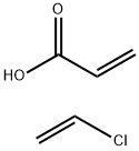 聚(氯乙烯-CO-丙烯酸) 结构式