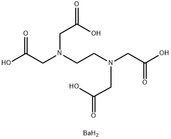 barium N,N'-1,2-ethanediylbis[N-(carboxymethyl)glycinate  结构式