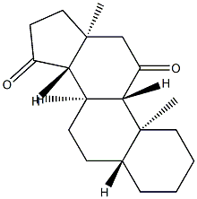 5α-Androstane-11,15-dione 结构式