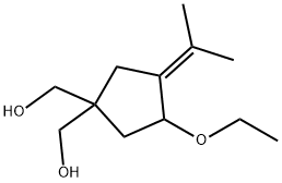 1,1-Cyclopentanedimethanol,3-ethoxy-4-(1-methylethylidene)-(9CI) 结构式