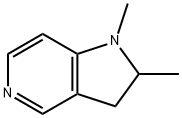1H-Pyrrolo[3,2-c]pyridine,2,3-dihydro-1,2-dimethyl-(9CI) 结构式